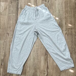Zara Cotton Barrel Pants